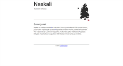 Desktop Screenshot of naskali.net